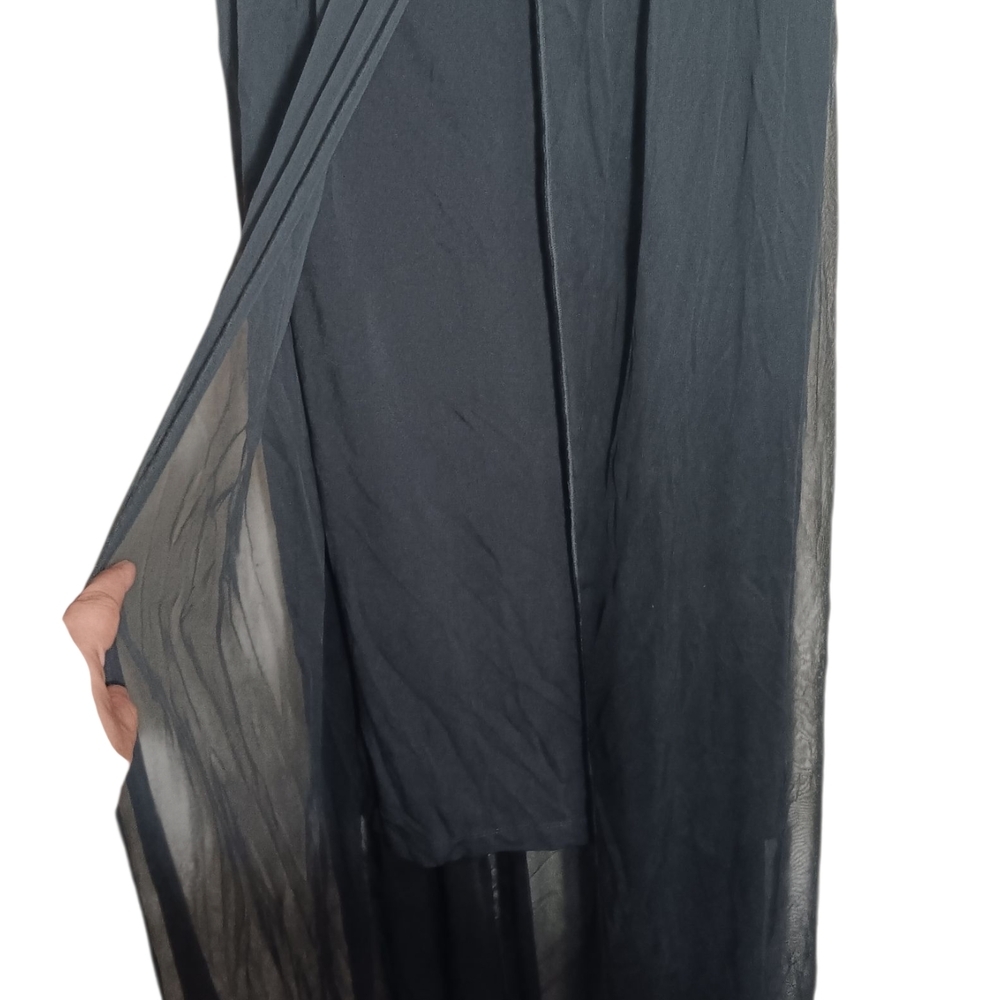 Connected Apparel Black Asymmetrical High-Low Sundress - Picture 5 of 8